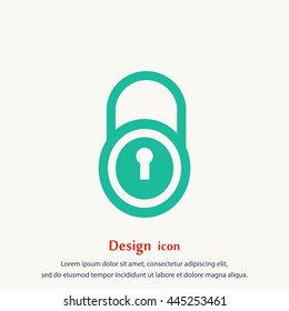 lock vector icon