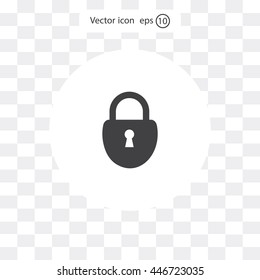 Lock vector icon