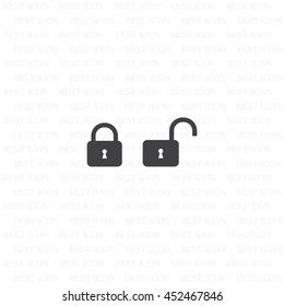 Lock vector icon
