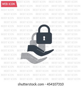 Lock vector icon