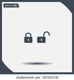 Lock vector icon
