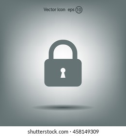 Lock vector icon