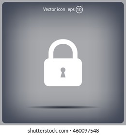Lock vector icon
