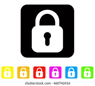 Lock vector icon