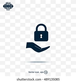 Lock vector icon