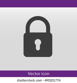 Lock vector icon