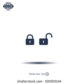 Lock vector icon