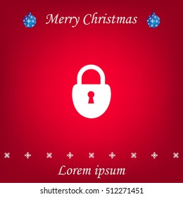 Lock vector icon