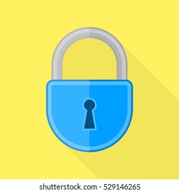 Lock vector icon.