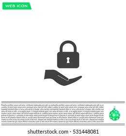Lock vector icon
