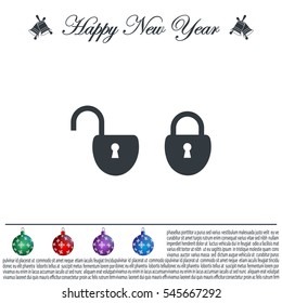 Lock vector icon