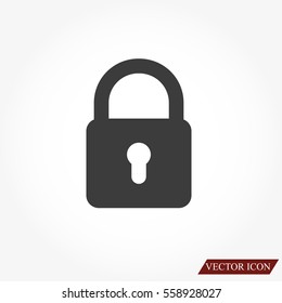 Lock vector icon