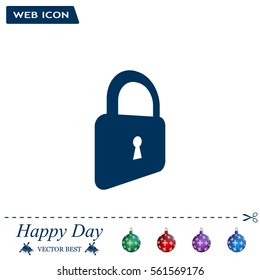 Lock vector icon