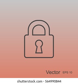 Lock vector icon