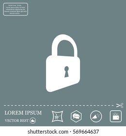 Lock vector icon