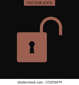 Lock vector icon