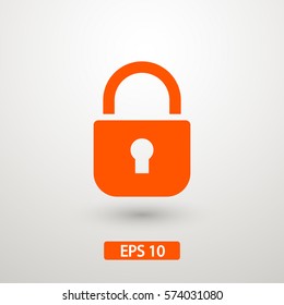 Lock vector icon