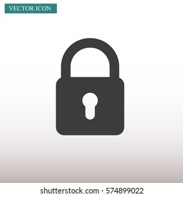 Lock vector icon