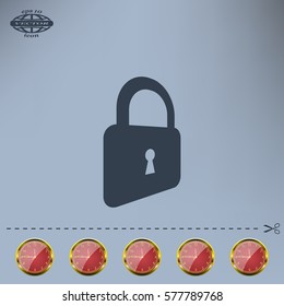 Lock vector icon