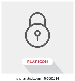 Lock vector icon