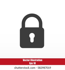 Lock vector icon