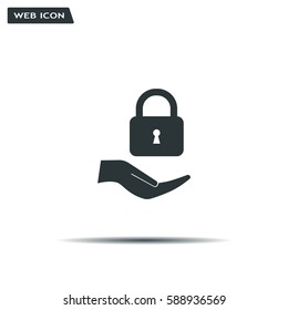 Lock vector icon
