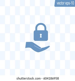 Lock vector icon