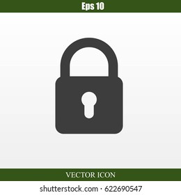 Lock vector icon