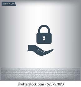 Lock vector icon