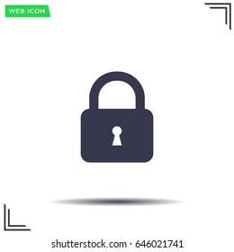 Lock vector icon