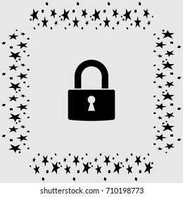 Lock vector icon