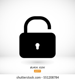 lock vector icon, vector best flat icon, EPS