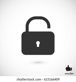 lock vector icon, vector best flat icon, EPS