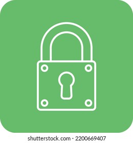 Lock vector icon. Can be used for printing, mobile and web applications.