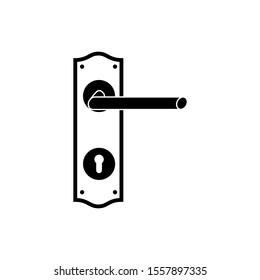 lock vector icon, door handle icon in trendy flat style