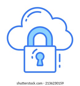 icono del vector de bloqueo. Ilustración para diseño gráfico y web.