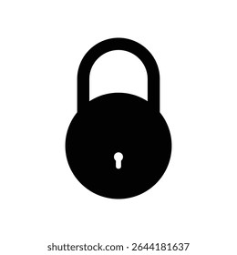 Lock vector icon. Vector lock icon. Locked and unlocked black icon. Lock and key vector. Lock and unlock symbol.