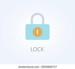 Ilustración De Vector De Bloqueo, Icono O Logotipo