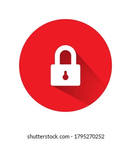 Lock vector icon . lorem ipsum Flat Design JPG