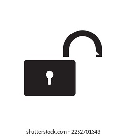 Lock vector icon. Private lock flat sign design. Padlock symbol EPS 10 pictogram