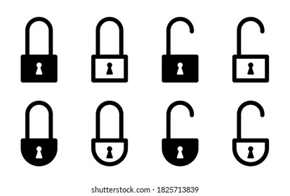 Lock vector icon. Security symbol. Lock web button design. Security system. Vector isolated lock icon.