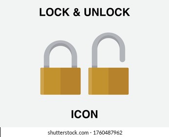 lock vector icon set. open or closed illustration sign collection. door symbol. unlock logo. Security symbol for your web site design, logo, app, UI. Vector illustration.