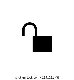 lock vector icon. lock sign on white background. lock icon for web and app