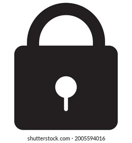 Lock Vector icon that can easily modify or edit