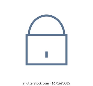 Lock vector icons, symbol icon lock is a simple black icon of a closed lock.