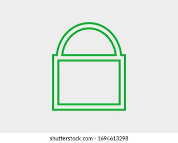 Lock vector icons, symbol icon lock is a simple black icon of a closed lock.