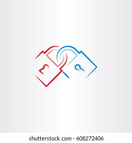 lock vector illustration icon 