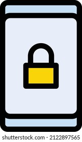 ilustración del vector de bloqueo en un fondo transparente.Símbolos de calidad premium.Icono del vector de trazo para el diseño de concepto y gráfico. 
