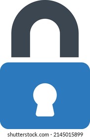 lock Vector illustration on a transparent background. Premium quality symbols. Glyphs  vector icon for concept and graphic design.