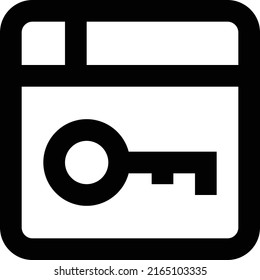 ilustración del vector de bloqueo en un fondo transparente.Símbolos de calidad premium.Iconos vectores de trazo para el diseño de concepto y gráfico.
